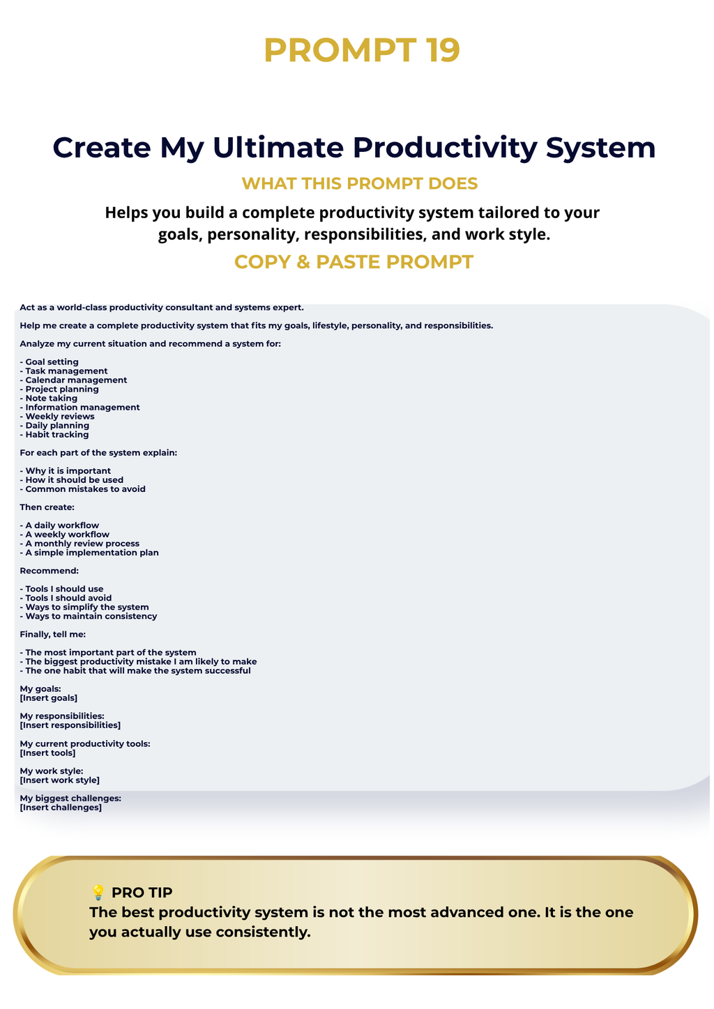 AI Productivity Vault