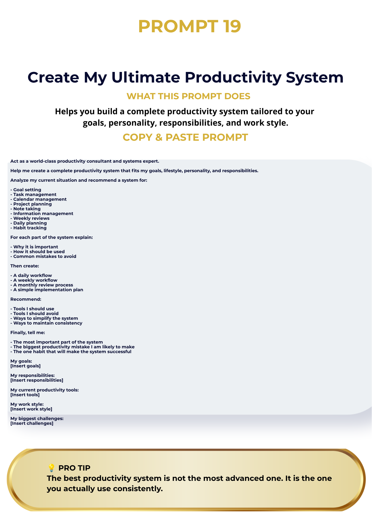 AI Productivity Vault