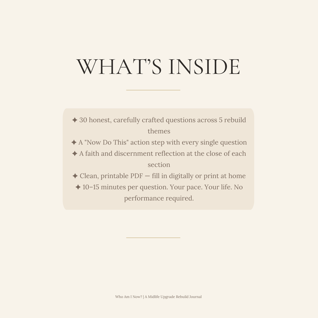 Who Am I Now? — A 30-Prompt Guide to Uncover the Woman Who Was Buried, Not Lost