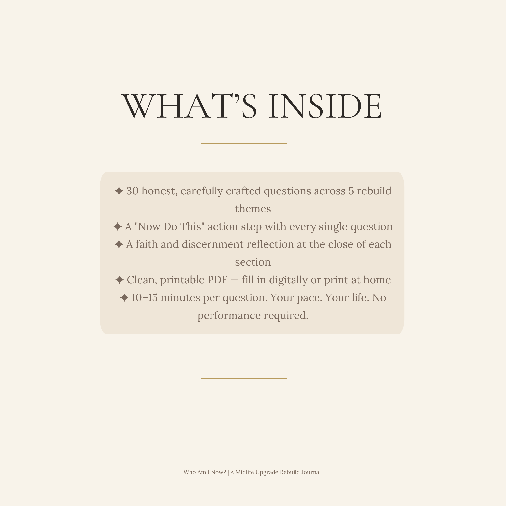 Who Am I Now? — A 30-Prompt Guide to Uncover the Woman Who Was Buried, Not Lost
