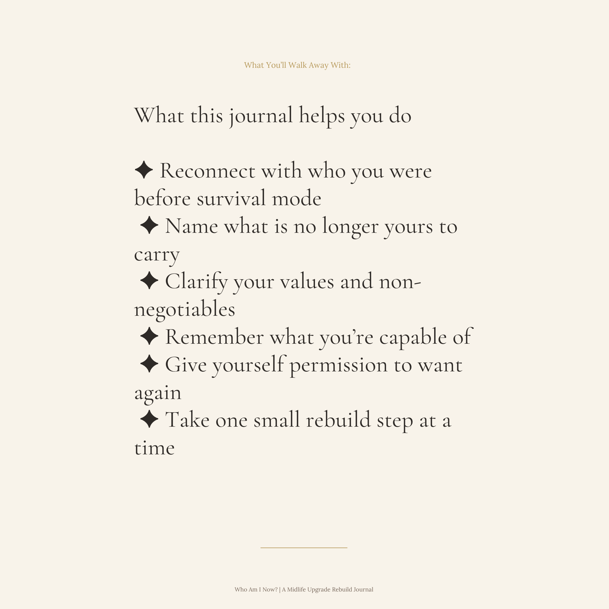 Who Am I Now? — A 30-Prompt Guide to Uncover the Woman Who Was Buried, Not Lost
